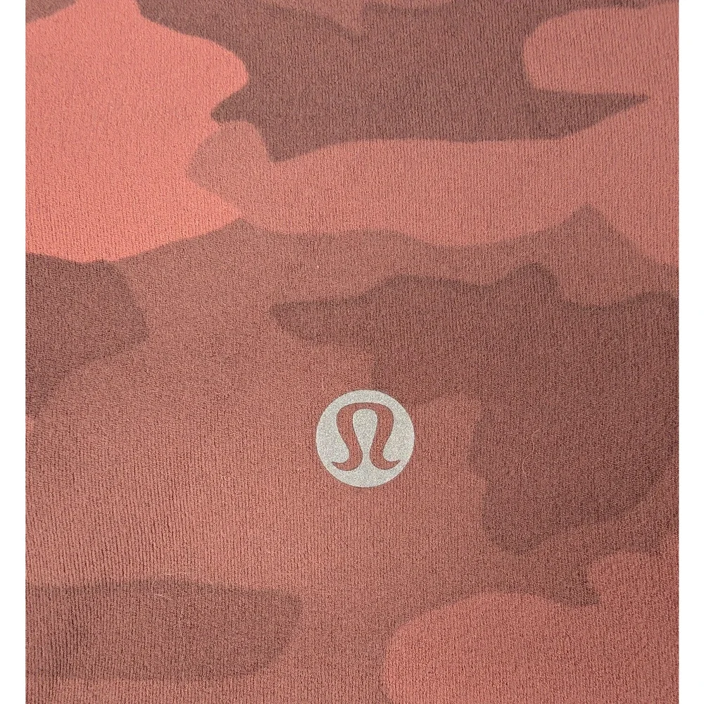 Lululemon Align Crop Leggings Womens 20 Pink Camo Stretch Athleisure Yoga Gym